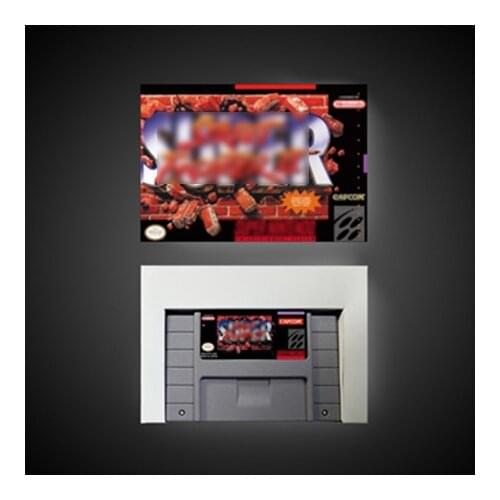 Super Street Game Fighter II - Action Game Card US Version with Retail Box