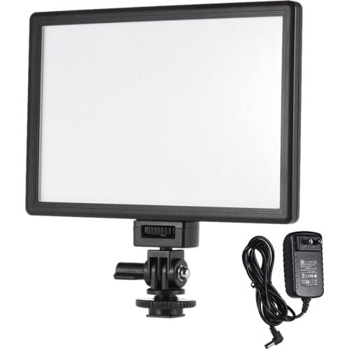 Viltrox L116B Ultra-thin 5400K Dimmable LED Video Light Photography Lighting Fill Light w/Power Adapter for Camera Camcorder