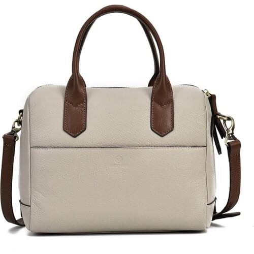 Genuine leather cow skin vintage women handbag large capacity totes bags