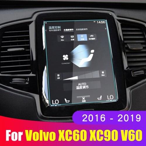 Car Screen Protective Film For Volvo XC60 XC90 XC40 S90 V90 V60 2015-2019 Car Navigation Screen Tempered Glass Protector Cover