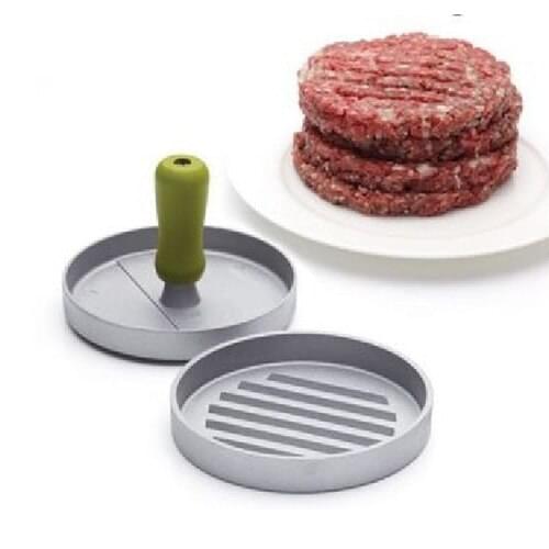 1Pcs Kitchen Hamburger Press Patty Mold Maker Pounder Metal Machine 12cm/4.8inch New Hot New