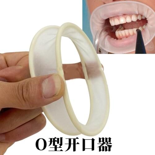 10pics Disposable Dental Lips and Cheeks Mouth Opener Latex Oral Rubber Dam for Teeth Whitening Dental Orthodontic Retracto