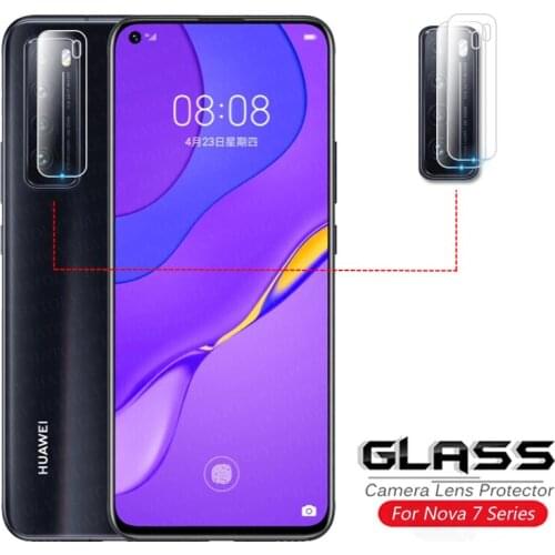 2Pcs Glass on Nova 7 Pro Camera Lens Protector For Huawei Nova 7 Pro SE 7i Camera Glass Protective HD Back Film For Nova 7 Pro