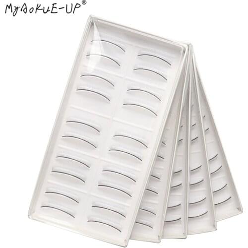 50 pairs Eyelash Extension Practicing Teaching Practice False Eyelashes Natural Training Lashes For Grafted Lashes