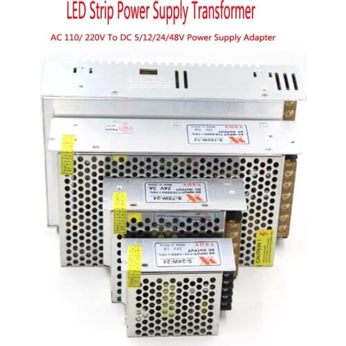 AC 110V 220V To DC 5V 12V 24V 48V Power Supply Source Adapter LED Switching Power Supply Light Transformer For Led Strip CCTV