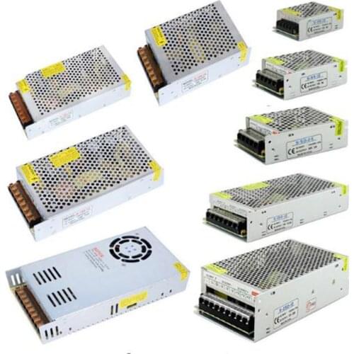Hot Sale AC85-265V 110V 220V to DC5V 12V 24V 36V 48V 1A 2A 3A 5A 10A 15A 20A 30A 40A 80A CCTV / LED Strip Power Supply Adapter