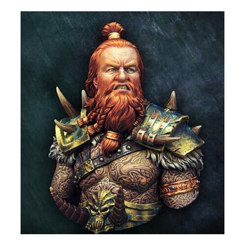 1/10 Scale Resin Bust Old warrior