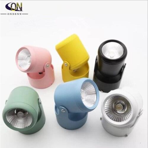 Dimmable 15W 20W COB LED Downlights Adjustable Rotatable LED Recessed Ceiling Lamps Spotlight for home Clothes Shoes Shop Store