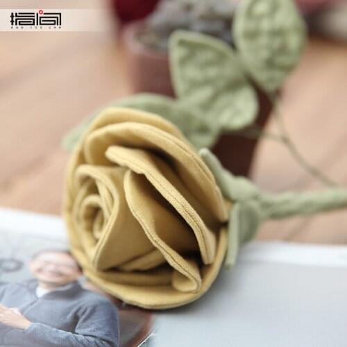 DIY hand made rose bouquet beginners 3D living room decoration creative adult couple gift embroidery fabric