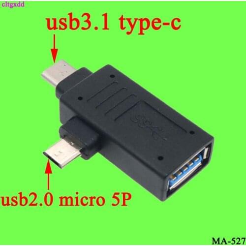 Cltgxdd OTG USB 3.0 Type-C Mirco usb Converter USB C Mrico usb Male to Female USB3.0 for Samsung Huawei Letv Macbook Matebook