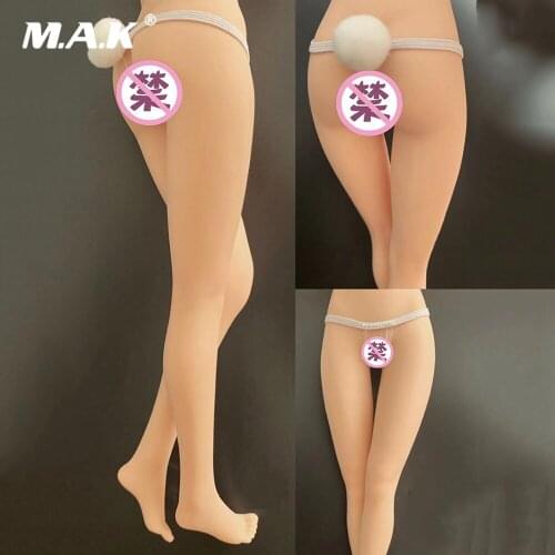 1/6 Sexy Female Figure Clothes Accessory Rabbit Tail Panties with Ball Model for 12'' Action Figure Body