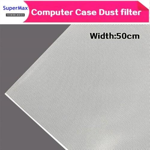 DIY wide50CM Computer Mesh Case Fan Cooler PVC Dust Filter Case Dustproof Cover Chassis 0.5m/lots