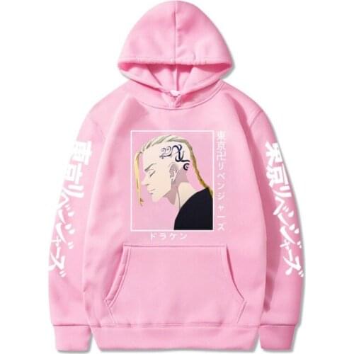 Tokyo Avengers Hoodies Mens Casual oversized Sweatshirts Japanese Cartoon Loose Hoodie Comfortable Creativity Streetwear Male