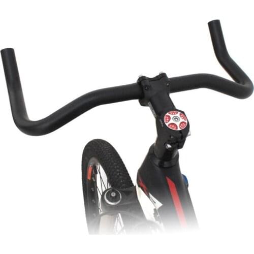 Bicycle Horn Handlebar 25.4x390mm Aluminum Alloy Horizontal Retro Handlebar 02 for Road Bike Cycling Spare Parts