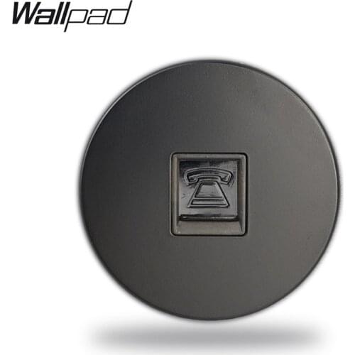 Wallpad L6 Black White Grey Gold RJ11 Telephone TEL Wall Wiring Outlet Port Socket Modular DIY Free Combination