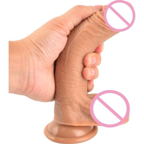 Female masturbation sucker manual simulation penis PVC true muscle fighter couples long dildo big dildo for women dildo anal