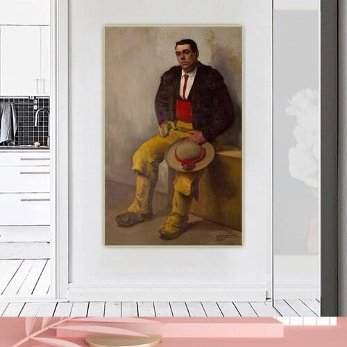 Diego Rivera《The Picador》Canvas Art Oil Painting Artwork HD Print Poster Picture Wall Hanging Decor Home Living Room Decoration