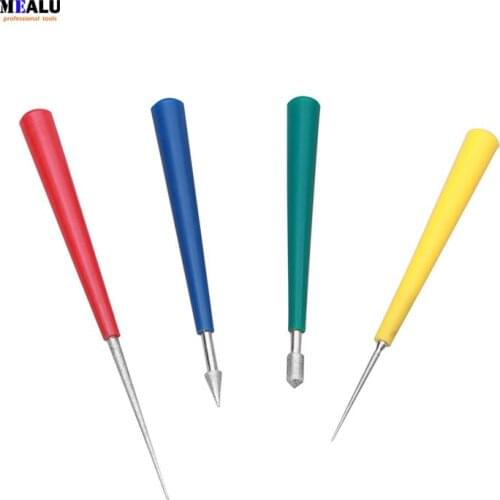 4Pcs Beading Hole Enlarger Tools Set for Diamond Pearl Glass Beads Tipped Reaming File Reamer Jewelry Tools