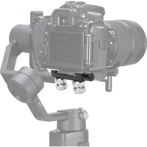 55g Gimbal Counterweight Aluminium Electronic Gyroscope Swallowtail Quick Release Plate Counterweight for Ronin SC Stabilizer