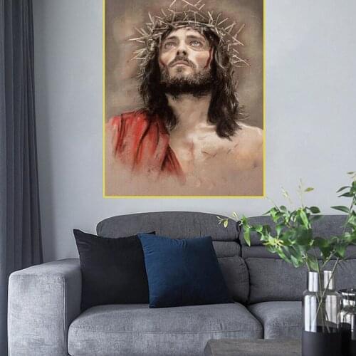 5D Diy Daimond Painting man mosaic Full drill round Diamond Painting Rhinestone Diamant Painting Embroidery Religion decor