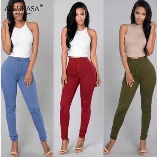 Женские джинсы Allukasa China At AliExpress