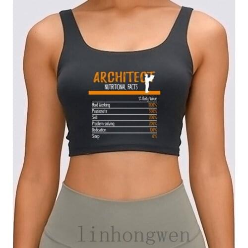 Architect Ingredients Women Tank Top S-XL Leisure Crazy Spring Original Cotton Basic Character Crop Top