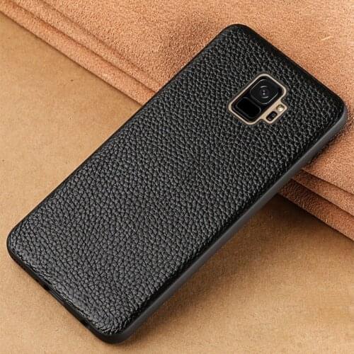 Genuine Leather phone case for Samsung Galaxy S20 Ultra s10 S9 S7 S8 s20 plus Note 10 Plus a80 a50 a70 A51 a7 a8 protective case
