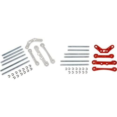 CNC Front Rear Suspension Pivot Axle Pin Positioning Pieces Set for 1/5 HPI KM Rovan BAJA 5B 5T 5SC RC Car Parts