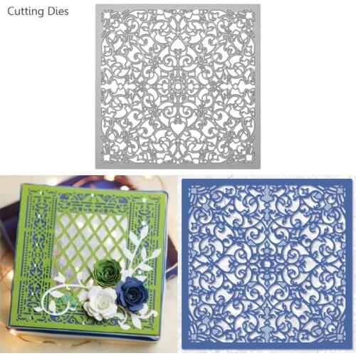 Crafteasy Flower Design Metal Cutting Dies Frame For Diy Scrapbooking Paper Photo Card Making Embossing Dies Accessories