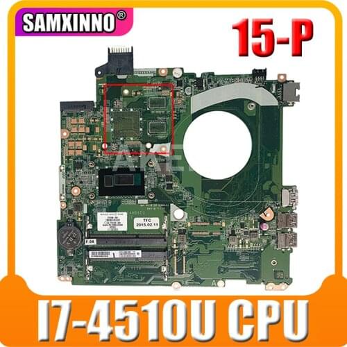DAY11AMB6E0 For HP Pavillion 15-P I7-4510U Notebook Mainboard SR1EB DDR3 Laptop Motherboard