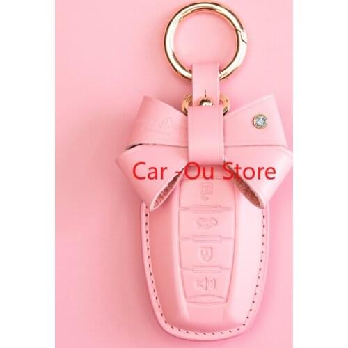 For Haval H6 M6 F7x H2 H9 H7 H4 Remote Smart Key Fob Case Holder Cover High Quality Leather For Girls