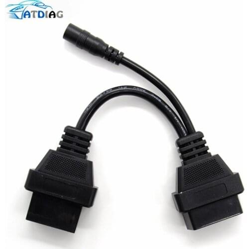 For Mit-subishi 12 Pin To 16 Pin Female OBD 2 Extension Diagnostic Tool Adapter Connector Cable 2018 Top selling