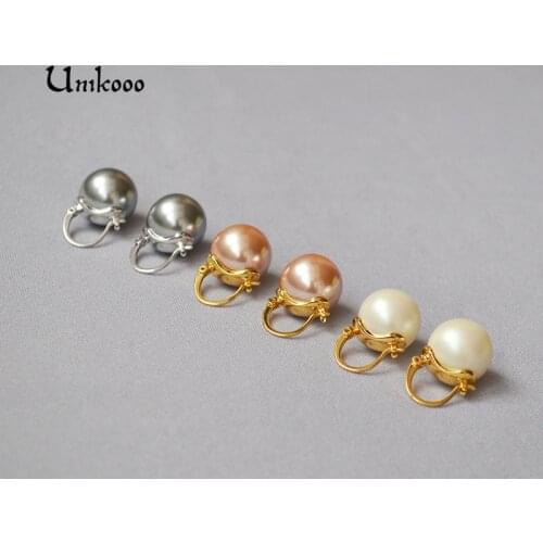 Trendy Pearl Earrings Korea Design Metal Gold Natural Freshwater Pearl Drop Earrings for Women Jewelry Korean Earrings