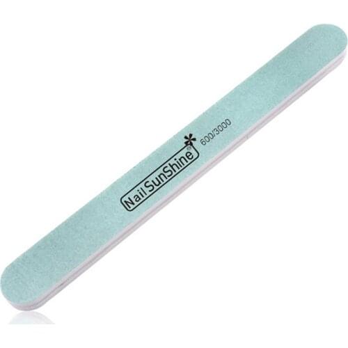 10pcs/lot Nail File Sponge Sanding Salon Sandpaper Buffer Nail Art Polish Tools Manicure Slim Crescent Grit 600/3000 Nail Files