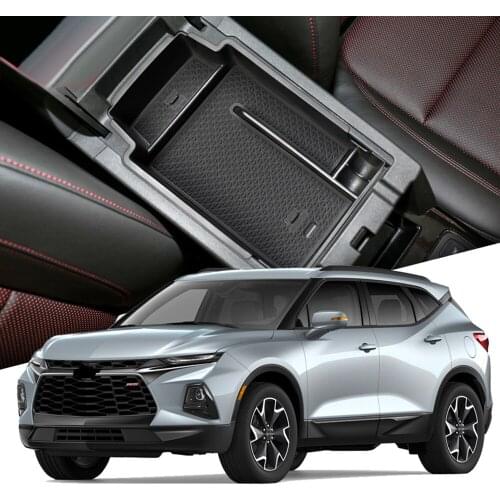 For Chevrolet Blazer 2019 2020 Accessories Plastic Central Armrest Storage Box Holder Organizer Container Tray Car Styling