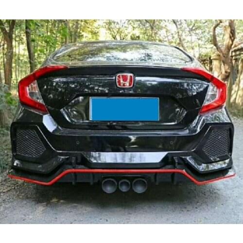 Suit For Hondas Its 10th Generation Civic Refit Type Big Encircle Civic. Side Skirt Front Bar and the