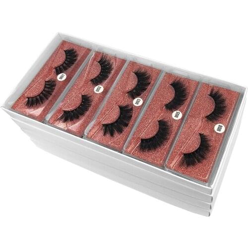 Eye lashes Wholesale 30/40/50/100pcs 3D Mink Lashes Natural False Eyelashes Long Set faux cils Bulk Makeup fake lash