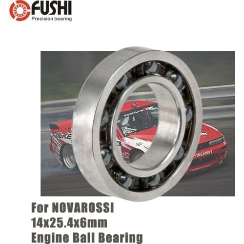 MR254146EC 14*25.4*6 mm Engine Rear Ceramic Ball Bearing 1PC ABEC-3 Bearings For NOVAROSSI PX25414EC