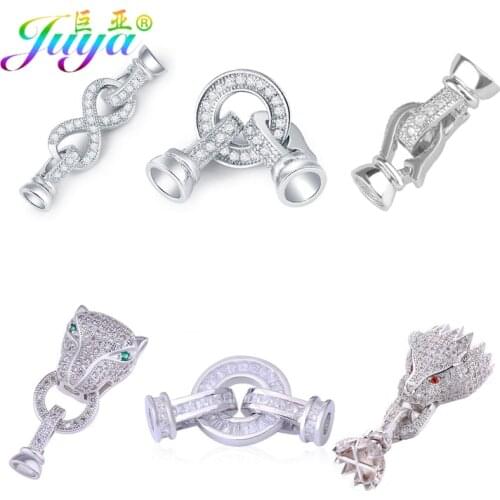 Juya DIY Beading Jewelry Making Supplies Women Luxury Fastener Pearls Clasps Accessories Handmade Beaded Jewelry Components