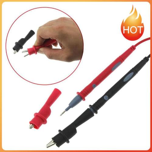 1 Pairs Alligator Crocodile Multimeter Test Leads Clamps Voltage Test Clip Clamps Probes for Multimeter Tester Meter Probe
