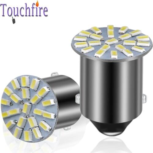 100PCS 1157 BAY15D 1156 BA15S T20 7443 3014 22SMD Car Bulb Auto Front Lights Brake Lights Turn Lights Parking Lamp Wholesale 12V