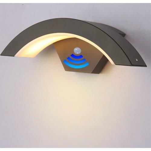 18W Outdoor Wall Light Motion Sensor LED Wall Lamp Waterproof Garden Yard Porch Outdoor Weatherproof NR-170