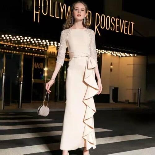 2021 Light Blue Sweetheart Mermaid Sweep Train Evening Dress Ruched Pleats Formal Prom Dress robe de soiree vestidos L4232