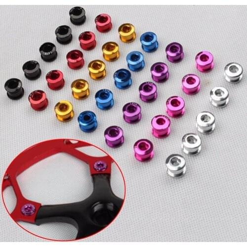 30% Hot Sale 5Pcs Aluminium Alloy Bicycle Bike Chain Wheel Crankset Disc Screw Accessories