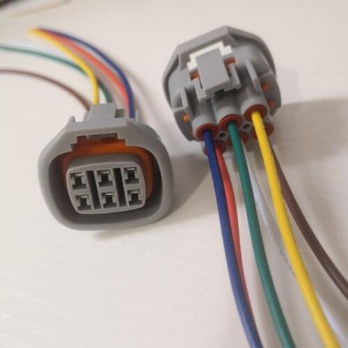 6 Pin/Way Super C6S-194G Aprillia CDI Accelerator Throttle Pedal Connector Idle Speed Motor Plug For Infiniti Toyota 6189-0029