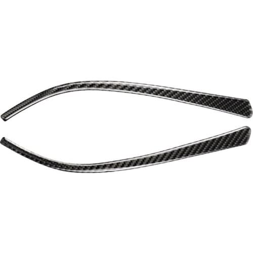 For Bmw F30 Car Stickers 3 Series Rearview Mirror Anti-collision Strip Carbon Fiber Interior Details Covers Auto Accessories