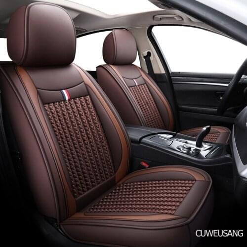 CUWEUSANG 1 PCS car seat cover For jaguar xf f pace f-pace xj xe f-type xk e-pace car protector seats