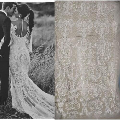 Bridal lace african lace fabric glitter sequin lace Wedding lace sequin patches black 1yard