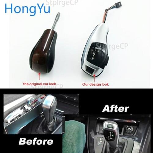 For BMW 1 Series 2004-2010 E81 E87 E82 E88 Facelifted LHD Automatic Updated Look LED Gear Shift Knob Car Parts