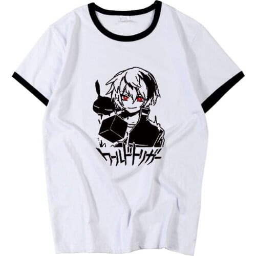 Japanese Anime World Trigger Kuga Yuma Mikumo Osamu T-shirt Cosplay T shirt Men Women Couples Summer Daily Short Sleeve Tee Tops